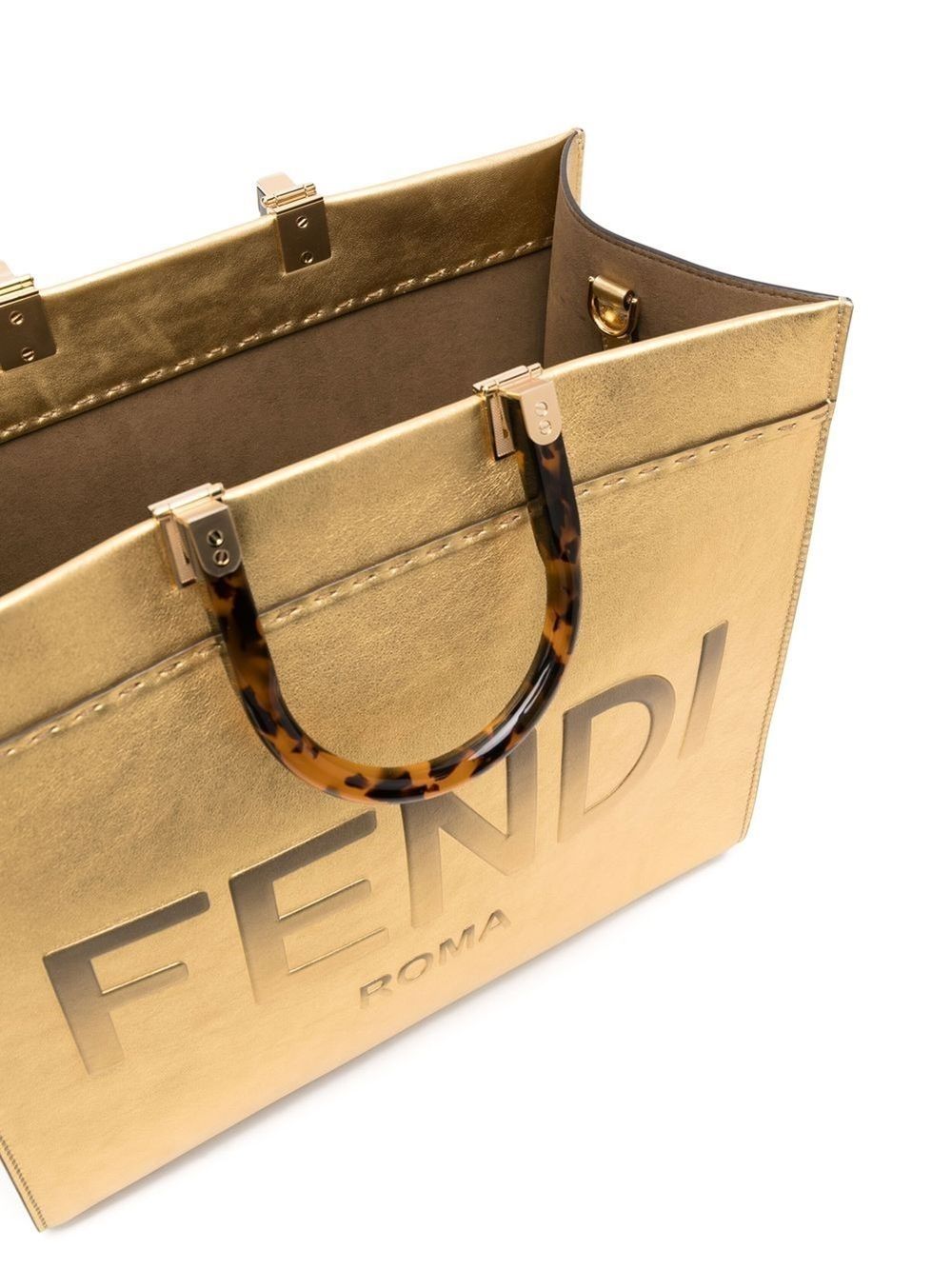 FENDI ROMA Sunshine Medium Bag - Golden