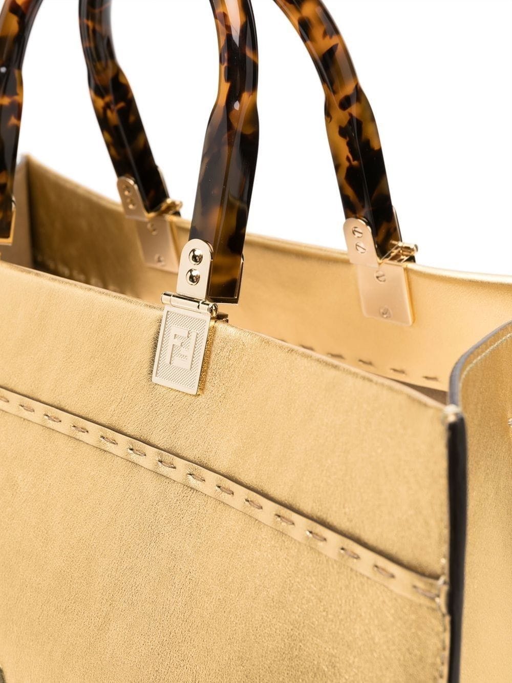 FENDI ROMA Sunshine Medium Bag - Golden