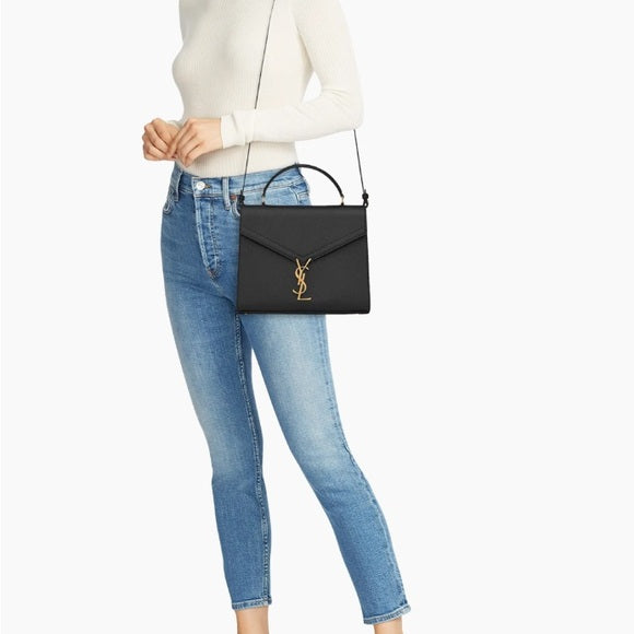 Saint Laurent Cassandra Medium Top Handle Bag